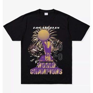 UNDEFEATED X LAKERS 2020 Championship Shirt XXL - SOLD OUT - NWT